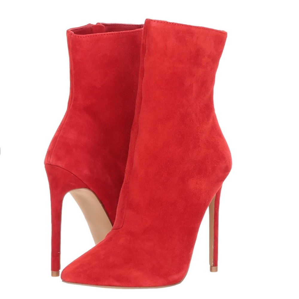 Steve Madden Women's Red Wagner Ankle boots
